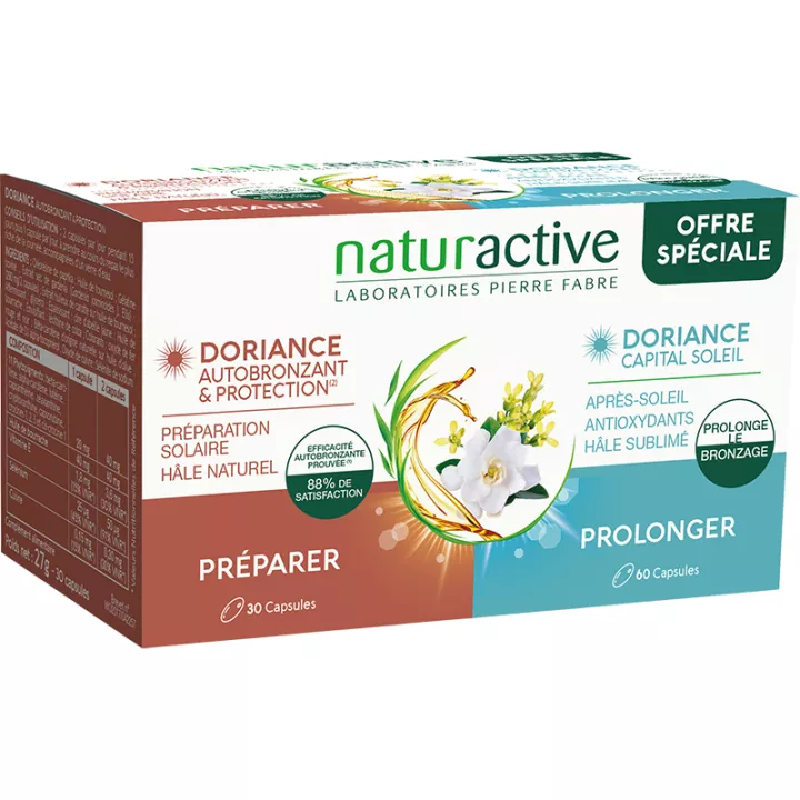 Naturactive Doriance Autobronzant & Protection 30 Capsules + Capital Soleil 60 Capsules