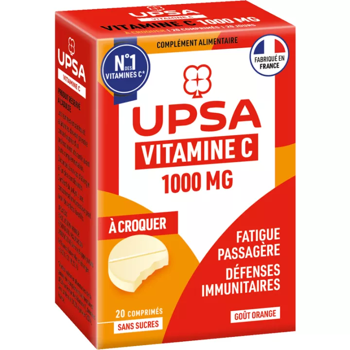 UPSA Vitamine C 1000mg comprimés à croquer