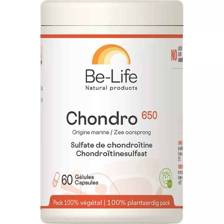 Be-Life Chondro 650 Sulfate de Chondroïtine 60 gélules*