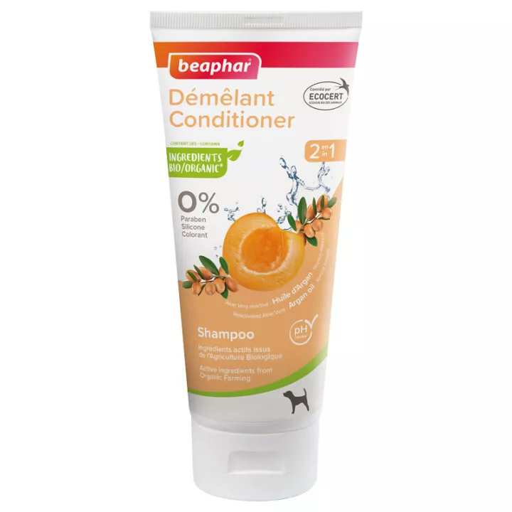 Beaphar Shampooing Bio Chien Démêlant 2 en 1 200 ml