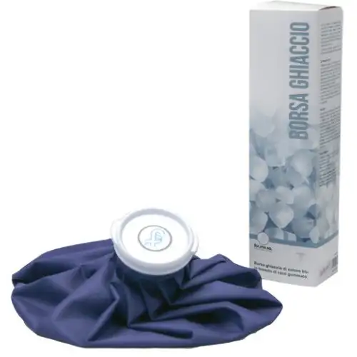 Sac à Glace En Tissu Caoutchouté Bleu 25cm