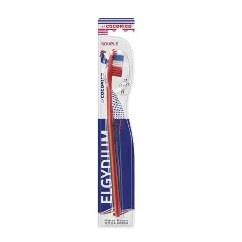 ELGYDIUM Brosse à Dents Souple - Edition Cocorico