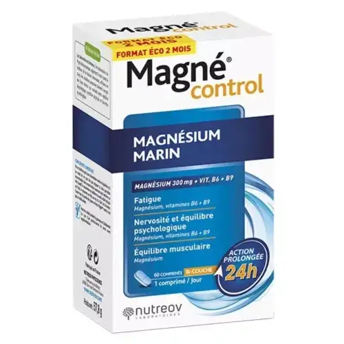 NUTREOV - Magné Control Magnésium Marin - 60 comprimés