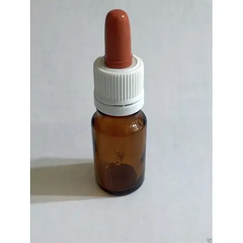 10 FLACONS 30ml VERRE FONCÉ AVEC BOUCHON COMPTE-GOUTTE