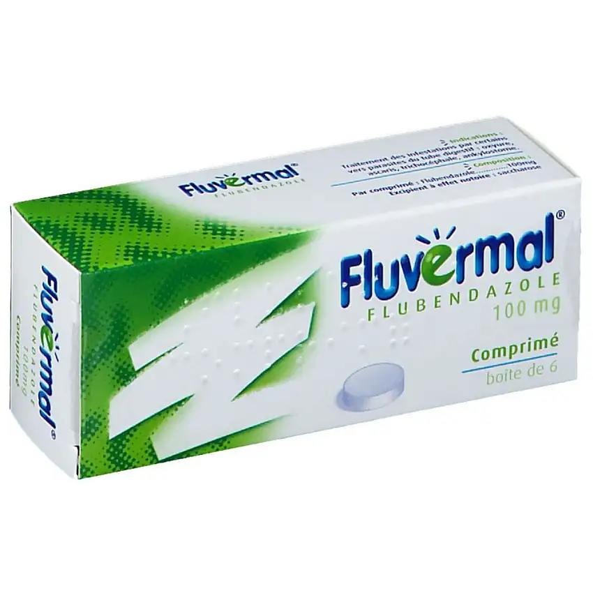 Fluvermal 6 comprimés