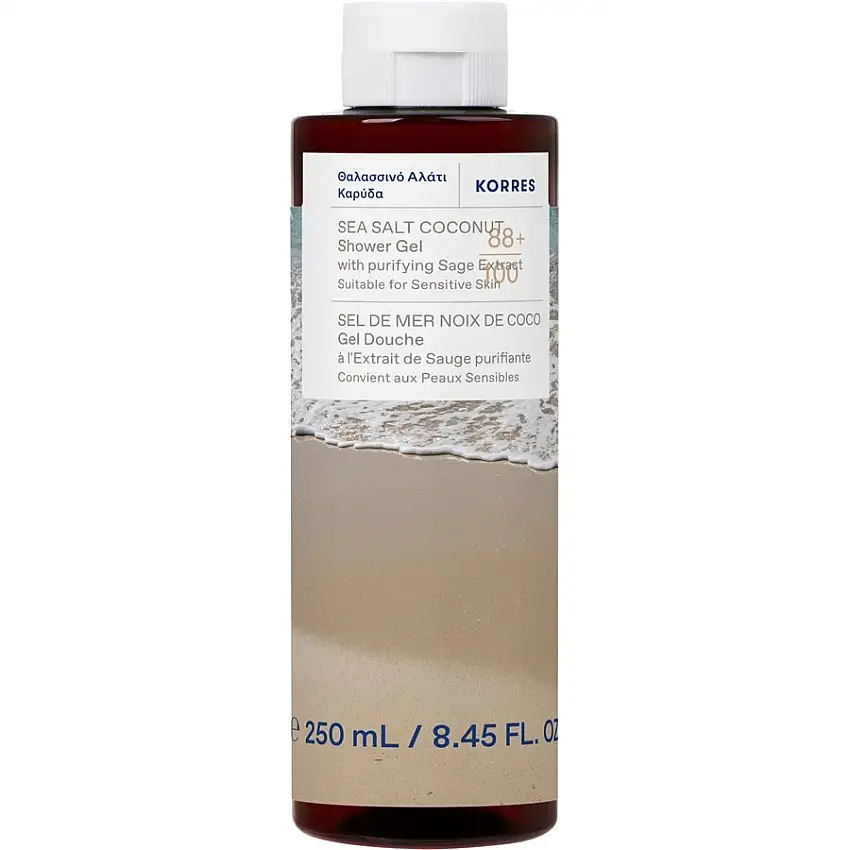 Korres Gel doucheSEA SALT COCONUT