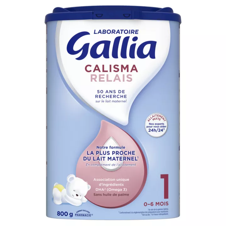 Gallia Calisma Relais 1 Allaitement Mixte 0-6 Mois 800 g