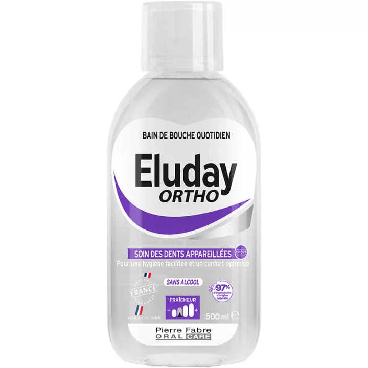 Eluday Ortho Bain de Bouche 500ml et son Gobelet Doseur