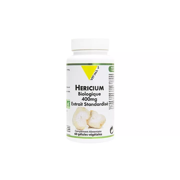 Vitall+ Hericium erinaceus Bio 400 mg 60 gélules
