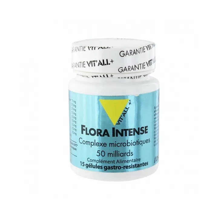 Vitall+ Flora Intense Complexe Probiotiques 15 gélules