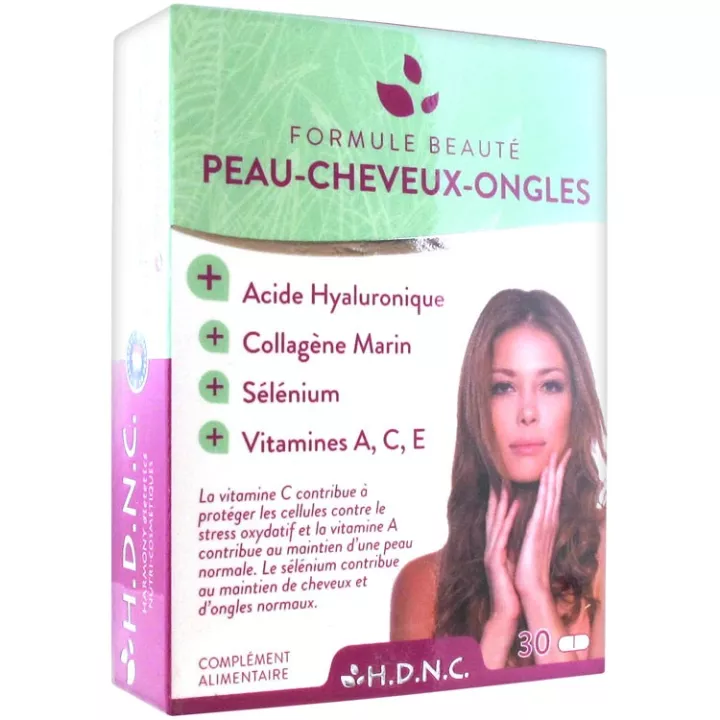 HDNC Formule Beauté Peau Ongles Cheveux 30 comprimés