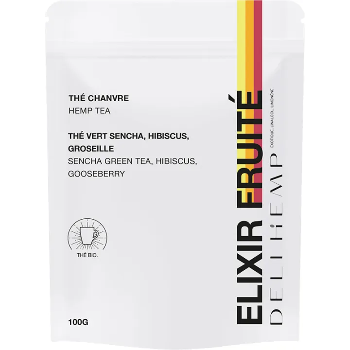 Delihemp Elixir fruité Thé Vert Chanvre Bio 100g
