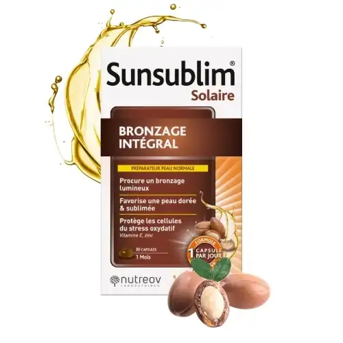 NUTREOV Sunsublim Solaire Bronzage Intégral - 30 capsules