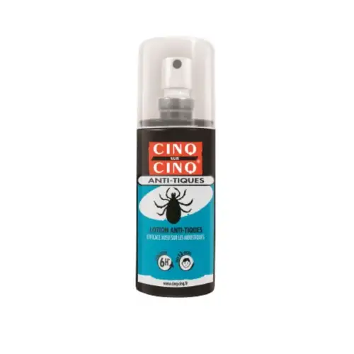 5/5 CINQ sur CINQ - Spray Anti-Tiques - 100ml