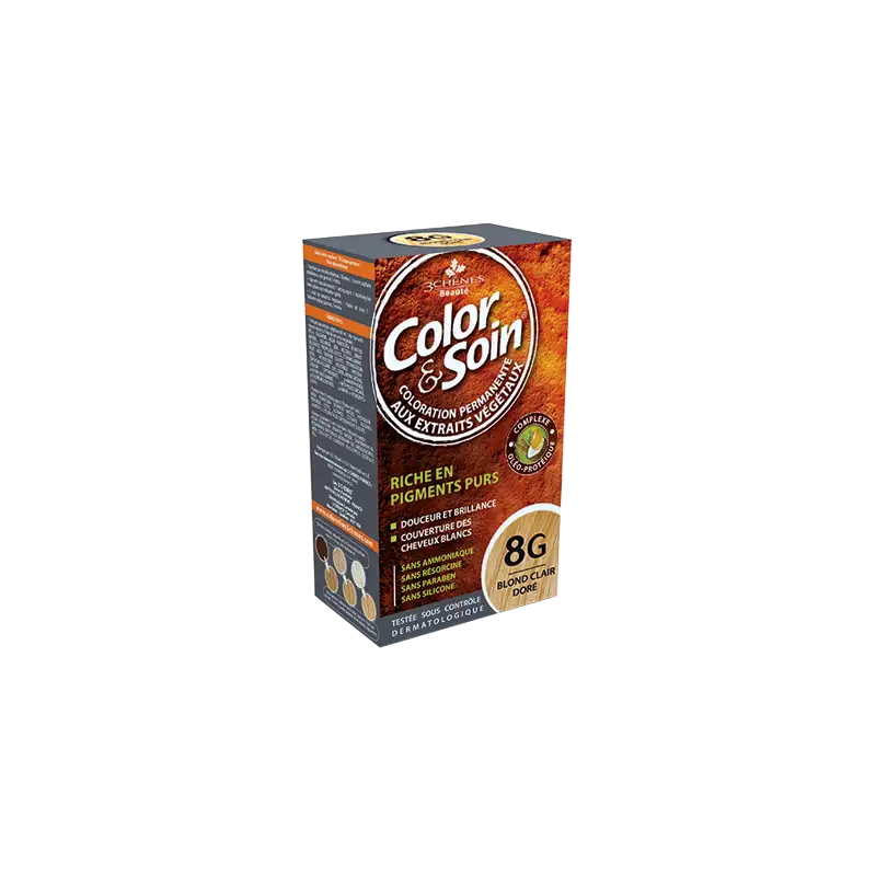 3 CHENES COLOR & SOIN BLOND DORE CLAIR 8G