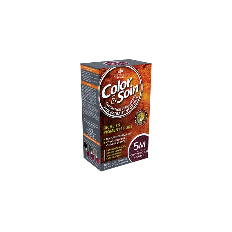 3 CHENES COLOR & SOIN CHÂTIN CLAIR ACAJOU 5M