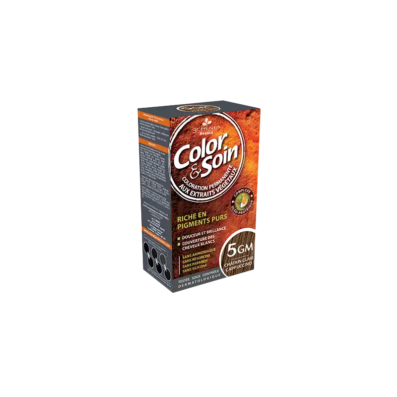 3 CHENES COLOR & SOIN CHÂTIN CLAIR CAPPUCINO 5GM
