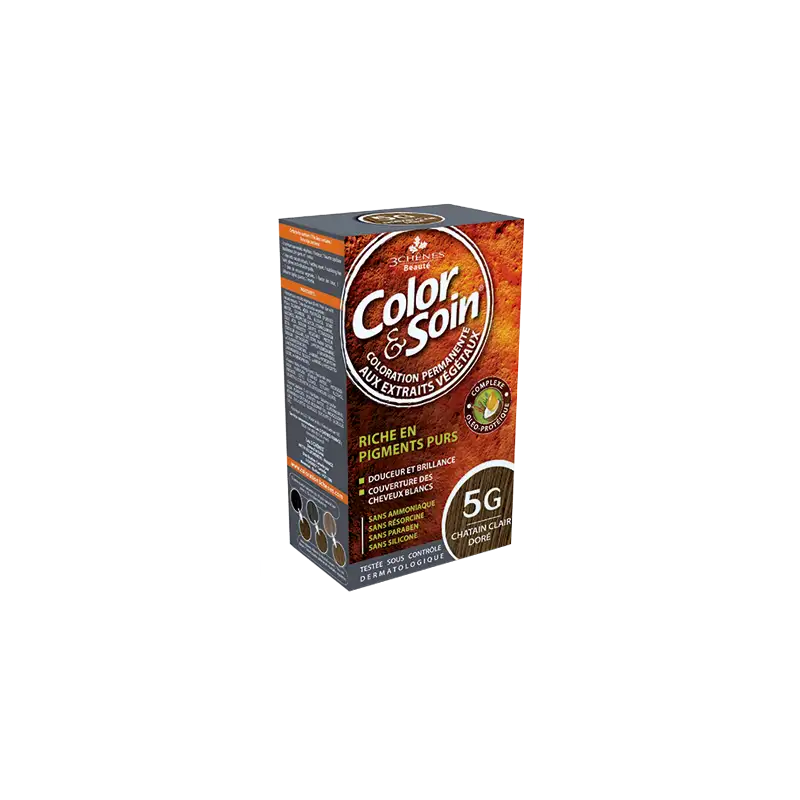 3 CHENES COLOR & SOIN CHÂTIN CLAIR DORE 5G