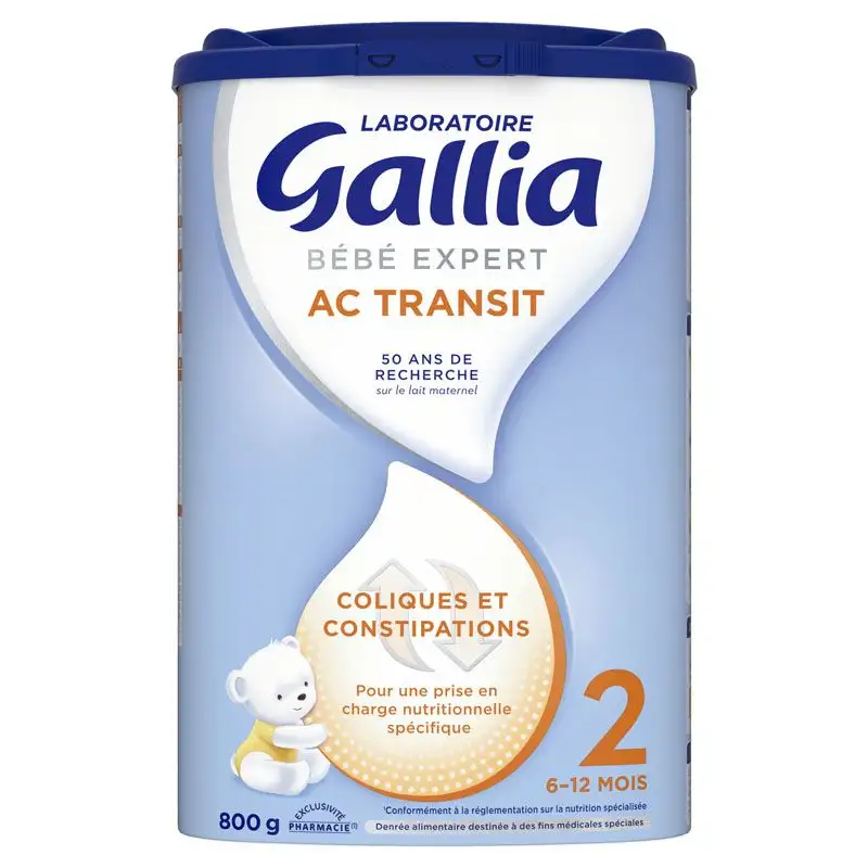Gallia Bébé Expert AC Transit Lait infantile 2ème âge - 800g