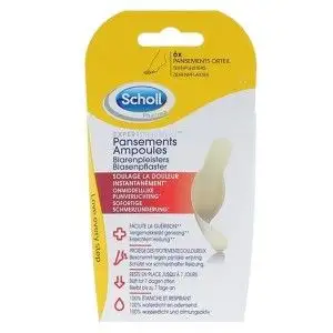 Scholl Pansements Ampoules Orteil x6
