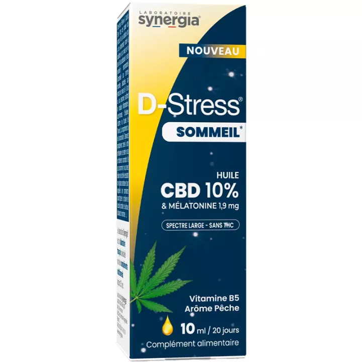 D-Stress Sommeil Huile de CBD 10% 10 ml