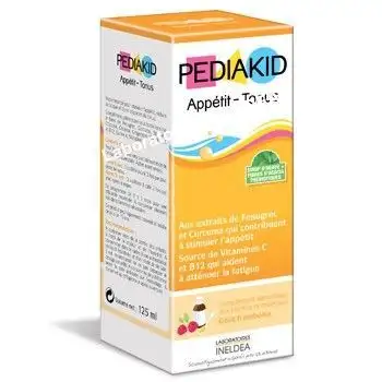 Pediakid Appétit et Tonus framboise 125ml