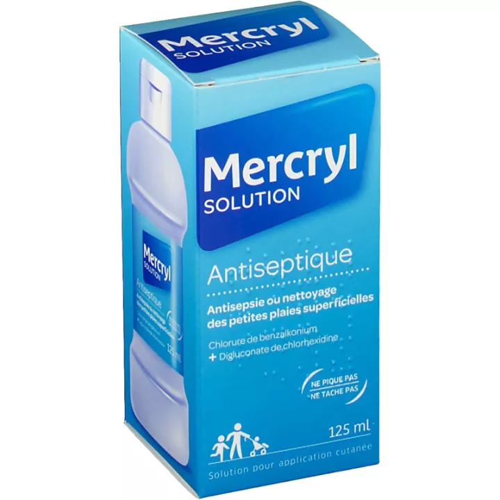 Mercryl solution antiseptique 125ml*