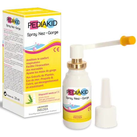 Pediakid Spray Nez-Gorge Flacon 20ml