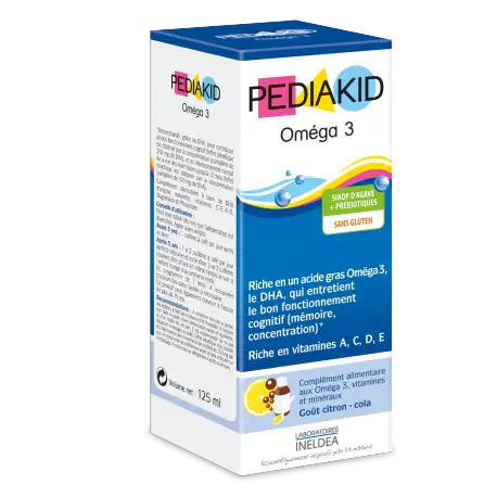 Pediakid Oméga 3 citron cola 125ml