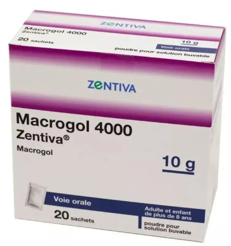Macrogol 4000 Poudre pour solution buvable 10g 20 sachets