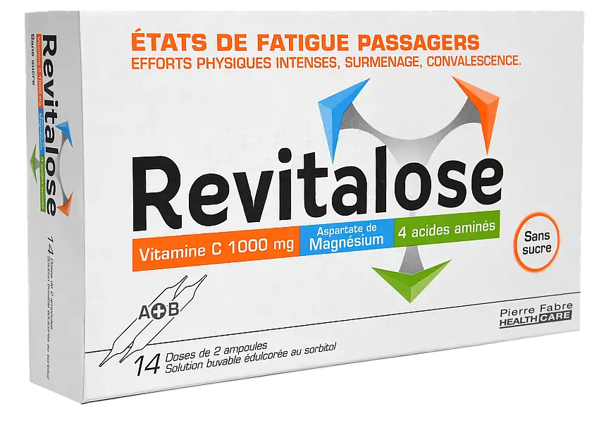 Revitalose ampoules Buvable Sans Sucre 5Ml 14