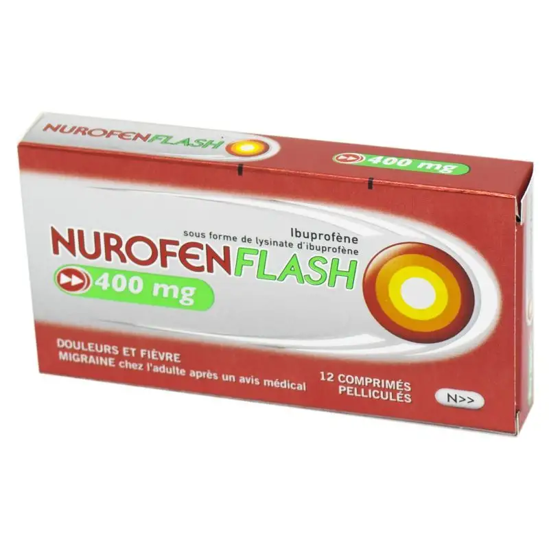 Nurofenflash 400 mg, 12 comprimés pelliculés