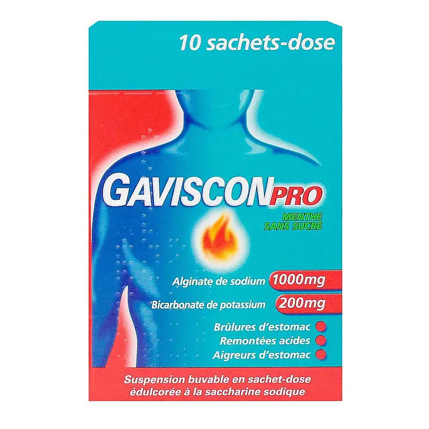 Gavisconpro Menthe Sachets 10ml x 10