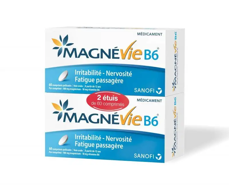 Magnévie B6 2x60 comprimés
