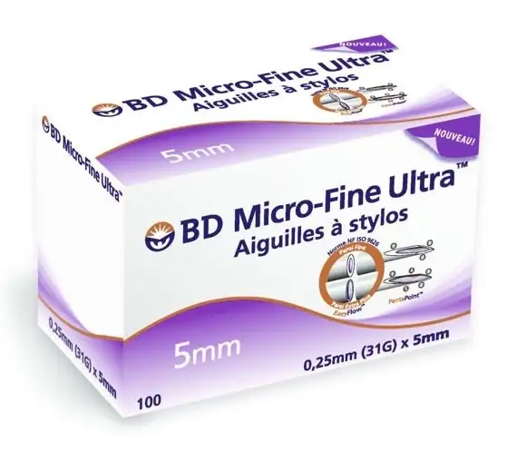 BD Micro-Fine Ultra 5mm 100