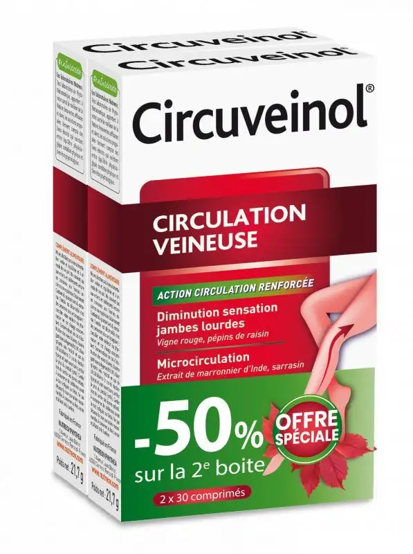 CIRCUVEINOL - Boite 30 comprimés