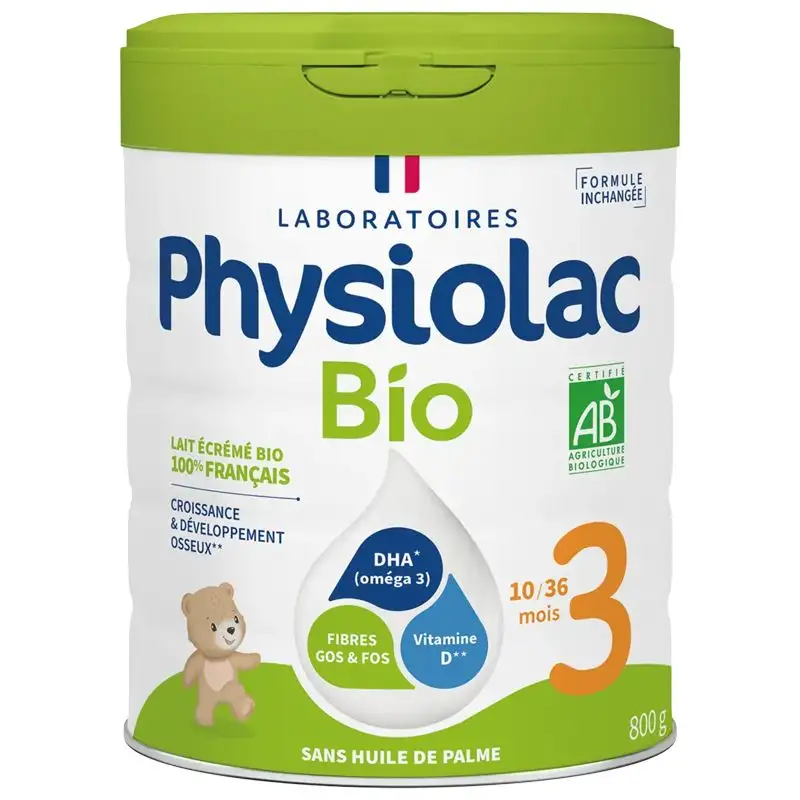 Physiolac Bio Lait Croissance 800g