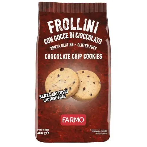 FROLLINI CON GOCCE DI CIOCCOLATO  FARMO  400g