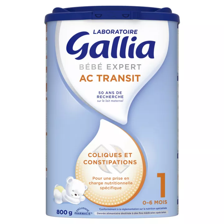 Gallia Bébé Expert AC Transit Coliques et Constipation 800 g