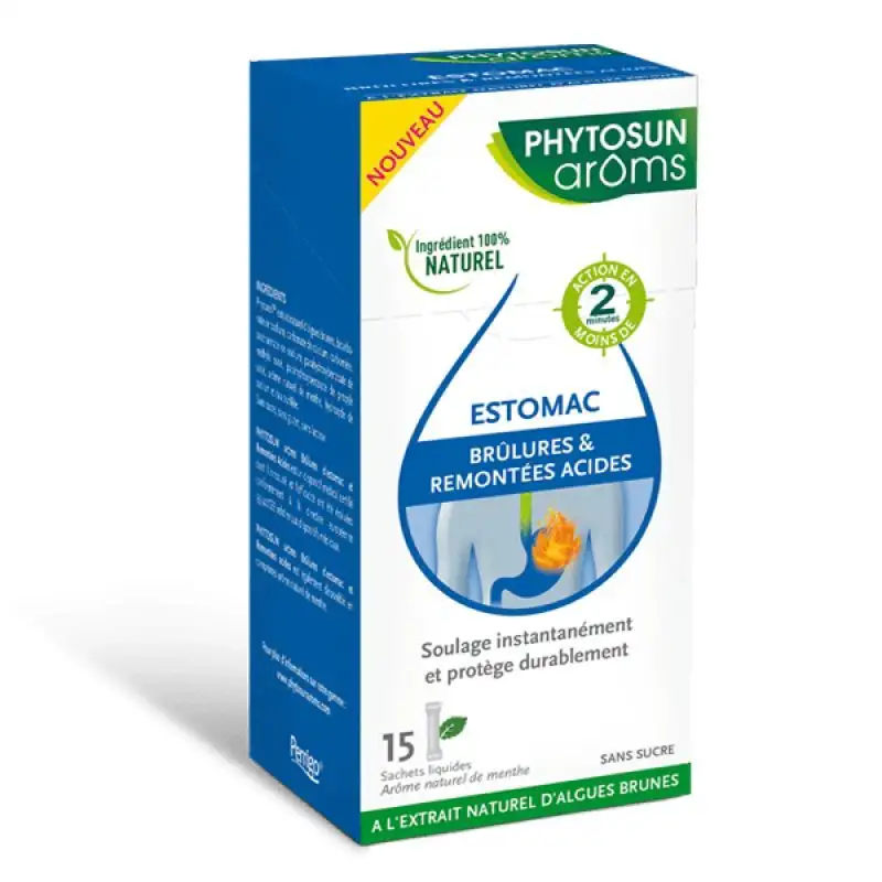 Brûlures d'estomac & remontées acides 15 sachets liquides