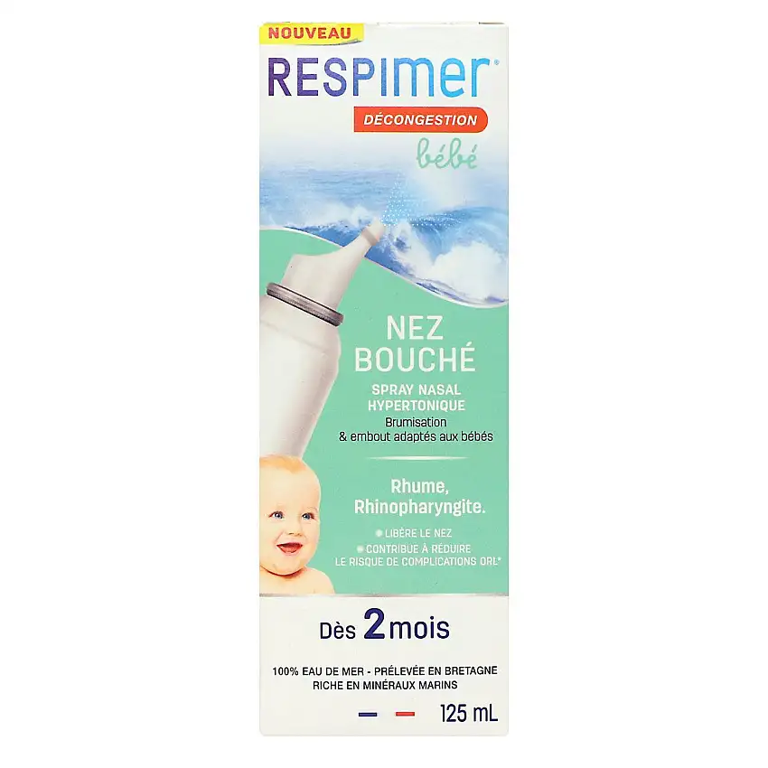 Respimer décongestion bébé nez bouché 125ml