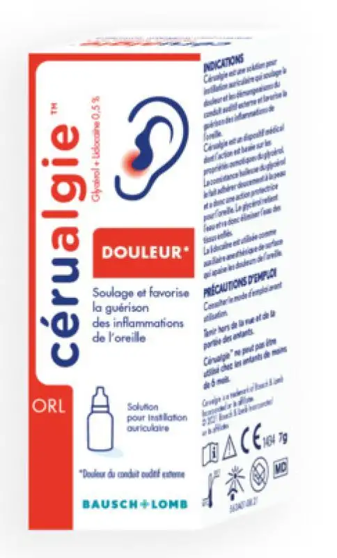 Cérualgie solution auriculaire - 7g