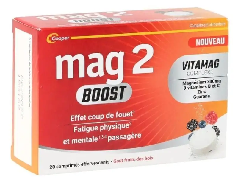 Mag 2 Boost 20 comprimés