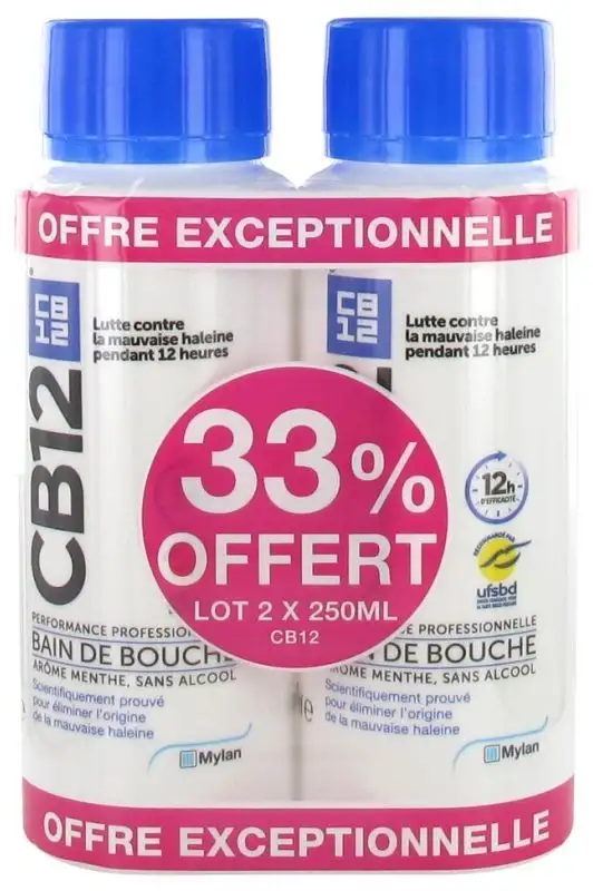 CB12 Bain de Bouche - 2x250ml
