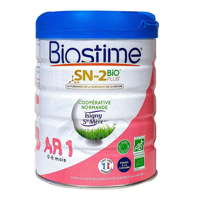 Biostime AR 1 SN-2 Bio Plus (0 à 6 mois) 800 g - Lait pour nourrissons au lait de vache bio