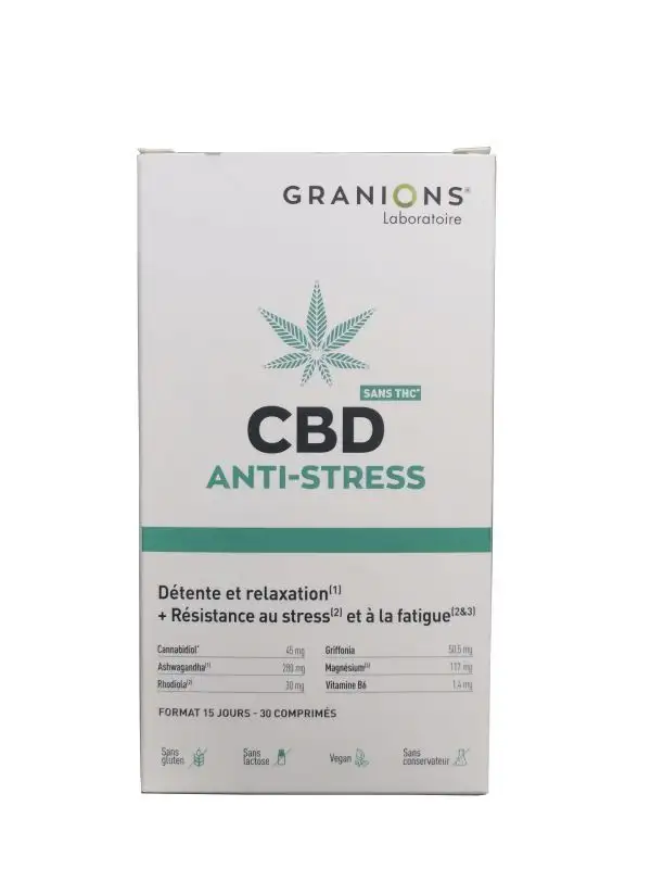 CBD Anti-stress 30 Comprimés
