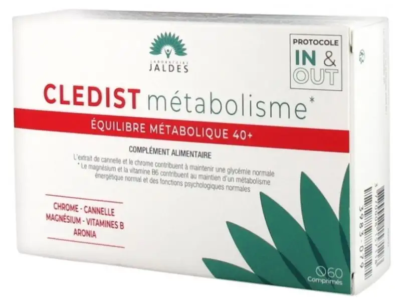 Cledist Métabolisme Équilibre Métabolique 40+ 60 Comprimés