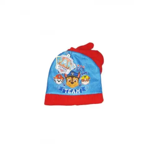 Set 2pcs bonnet bonnet mitaines gants bébé garçon Paw Patrol rouge taille 48
