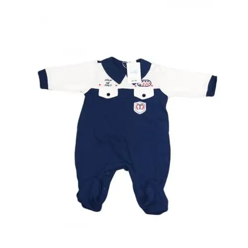 Will B bleu barboteuse bébé en coton 6 - 9 mois