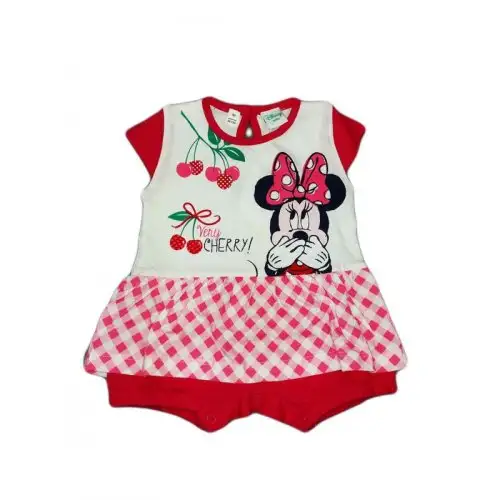 Barboteuse barboteuse bébé fille Ellepi Disney baby Minnie fuchsia 1 m
